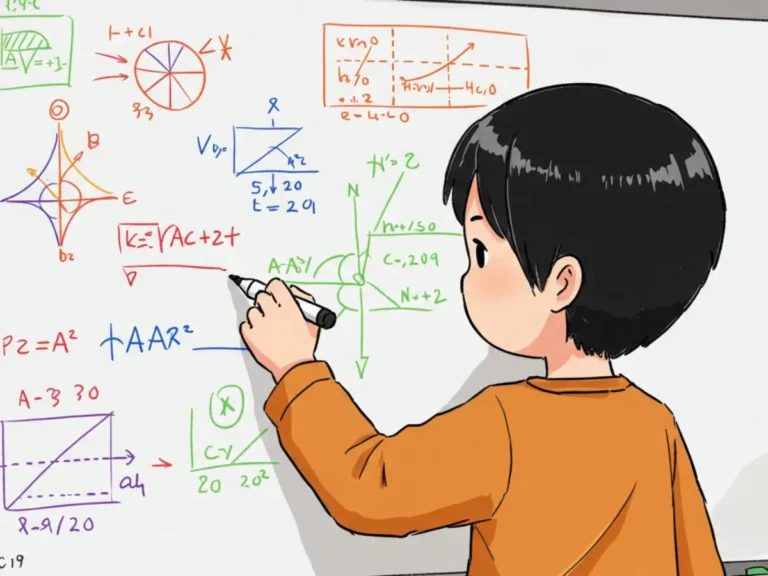 A child showing signs of intelligence
